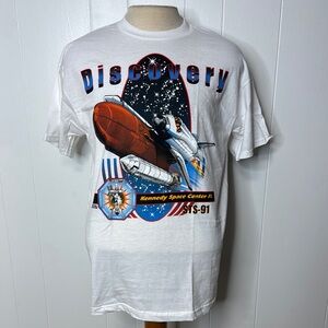 Kennedy space center vintage tshirt 1998 STS-91 new old stock